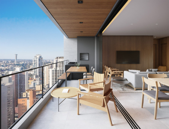 Imagem Cobertura com 3 Quartos à Venda, 260 m² em Champagnat - Curitiba