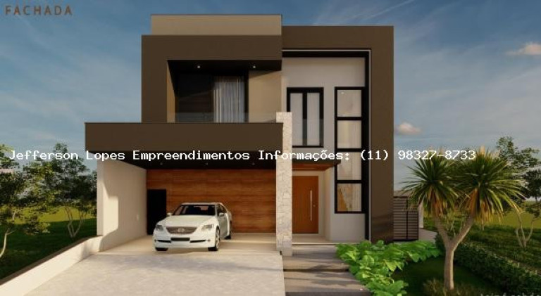 Casa com 3 Quartos à Venda, 220 m² em Condomínio Central Parque - Salto
