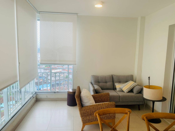 Imagem Apartamento com 3 Quartos para Alugar, 151 m² em Marapé - Santos Imagem Apartamento com 3 Quartos para Alugar, 151 m² em Marapé - Santos