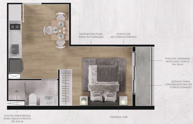 Imagem Apartamento à Venda, 17 m² em Jardins - São Paulo
