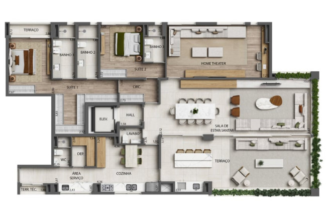 Imagem Cobertura com 3 Quartos à Venda, 354 m² em Moema - São Paulo