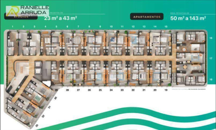 Imagem Apartamento com 1 Quarto à Venda, 25 m² em Bessa - João Pessoa Imagem Apartamento com 1 Quarto à Venda, 25 m² em Bessa - João Pessoa