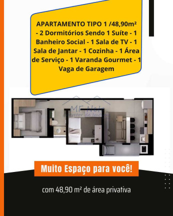 Imagem Apartamento com 2 Quartos à Venda, 43 m² em Felicita Residencial - Pirassununga
