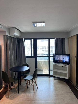Imagem Apartamento com 1 Quarto para Alugar, 43 m² em Cerqueira Cesar - São Paulo