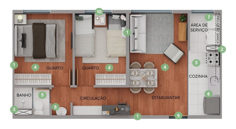 Imagem Imóvel com 2 Quartos à Venda, 39 m² em Monjolos - São Gonçalo