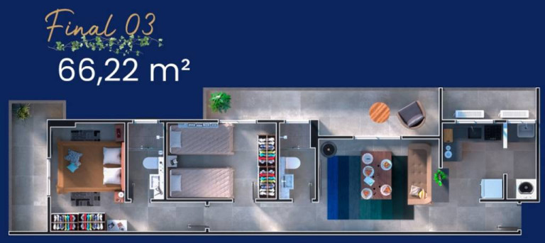 Imagem Apartamento com 2 Quartos à Venda, 66 m² em Forte - Praia Grande