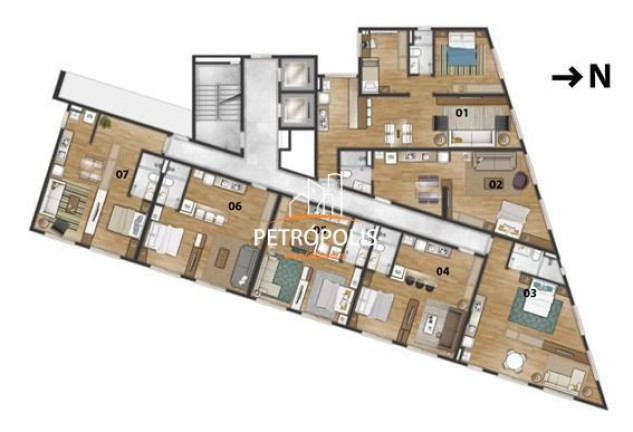 Imóvel com 1 Quarto à Venda, 47 m² em Rio Branco - Caxias Do Sul