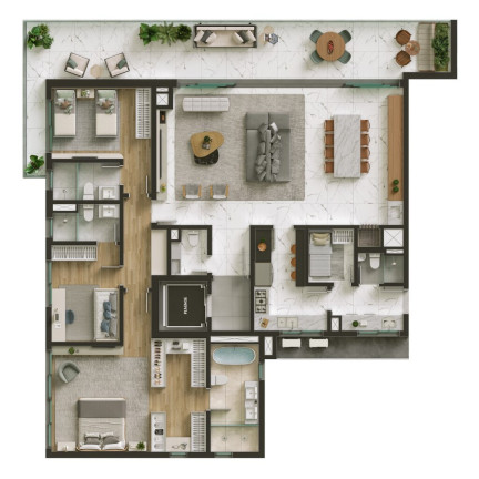 Imagem Cobertura com 3 Quartos à Venda, 366 m² em Petrópolis - Porto Alegre