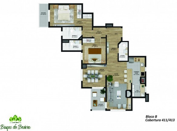 Imagem Apartamento com 3 Quartos à Venda, 1.067 m² em Bavária - Gramado Imagem Apartamento com 3 Quartos à Venda, 1.067 m² em Bavária - Gramado