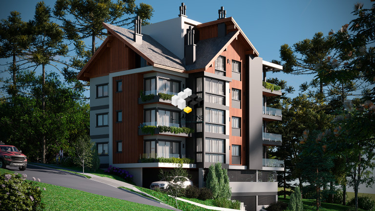 Imagem Apartamento com 1 Quarto à Venda, 49 m² em Carniel - Gramado Imagem Apartamento com 1 Quarto à Venda, 49 m² em Carniel - Gramado