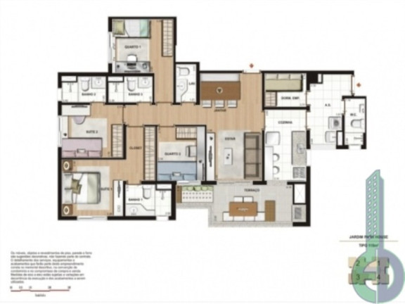 Imagem Apartamento com 4 Quartos à Venda, 115 m² em Jardim - Santo André Imagem Apartamento com 4 Quartos à Venda, 115 m² em Jardim - Santo André