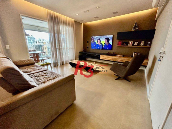 Imagem Apartamento com 3 Quartos à Venda, 181 m² em Gonzaga - Santos
