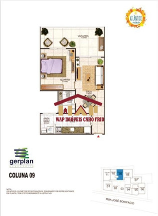 Imagem Apartamento com 1 Quarto à Venda, 58 m² em Centro - Cabo Frio Imagem Apartamento com 1 Quarto à Venda, 58 m² em Centro - Cabo Frio