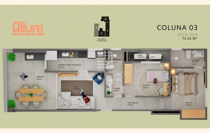 Imagem Apartamento com 2 Quartos à Venda, 58 m² em Praia Do Morro - Guarapari Imagem Apartamento com 2 Quartos à Venda, 58 m² em Praia Do Morro - Guarapari