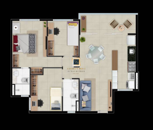 Imagem Apartamento com 3 Quartos à Venda, 72 m² em Mucuripe - Fortaleza Imagem Apartamento com 3 Quartos à Venda, 72 m² em Mucuripe - Fortaleza