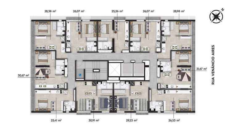 Imagem Studio com 1 Quarto à Venda, 26 m² em Perdizes - São Paulo