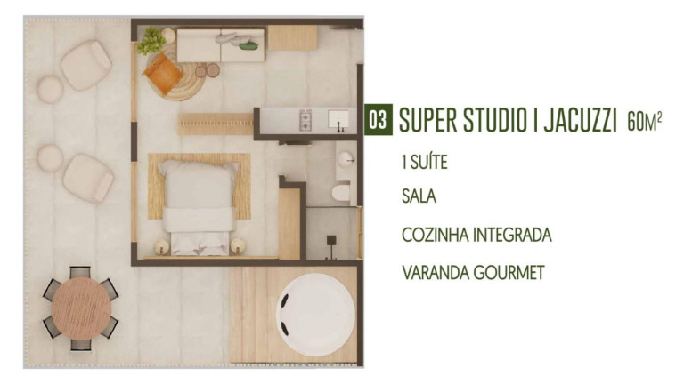 Imagem Flat com 1 Quarto à Venda,  em Barra Grande - Cajueiro Da Praia