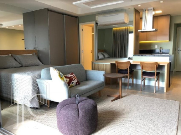 Imagem Apartamento com 1 Quarto à Venda, 43 m² em Brooklin - São Paulo Imagem Apartamento com 1 Quarto à Venda, 43 m² em Brooklin - São Paulo