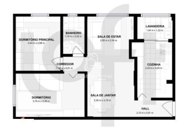 Imagem Apartamento com 2 Quartos à Venda, 52 m² em Jardim Celeste - São Paulo