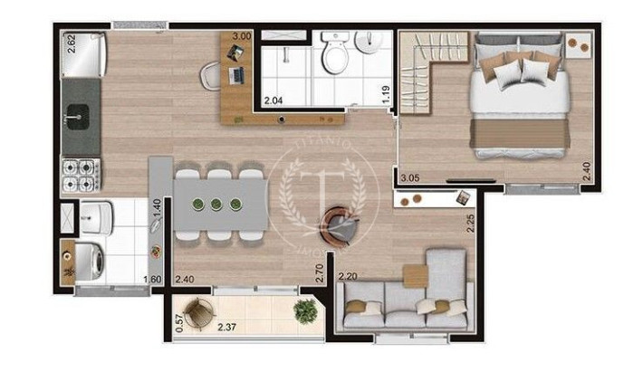 Imagem Apartamento com 2 Quartos à Venda, 37 m² em Vila Andrade - São Paulo