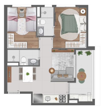 Imagem Apartamento com 2 Quartos à Venda, 37 m² em Tatuapé - São Paulo Imagem Apartamento com 2 Quartos à Venda, 37 m² em Tatuapé - São Paulo