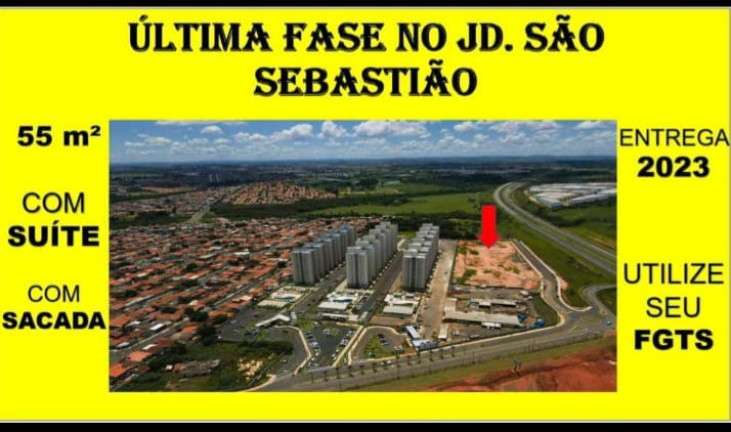 Imóvel com 2 Quartos à Venda, 55 m² em S. Sebastião - Hortolândia
