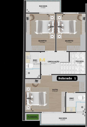 Imagem Sobrado com 3 Quartos à Venda,  em Centro - Pinhais