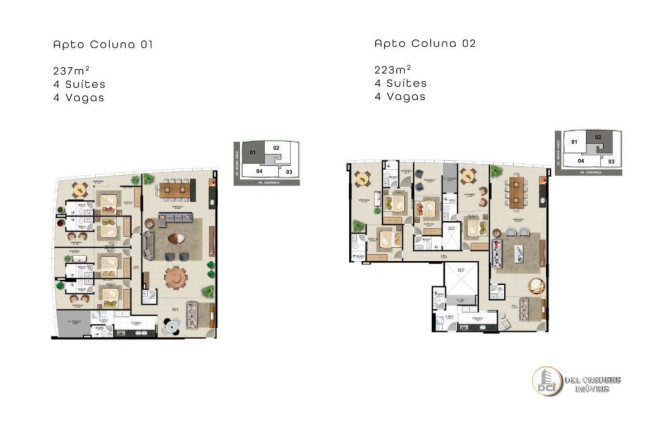 Imagem Apartamento com 4 Quartos à Venda, 212 m² Imagem Apartamento com 4 Quartos à Venda, 212 m²