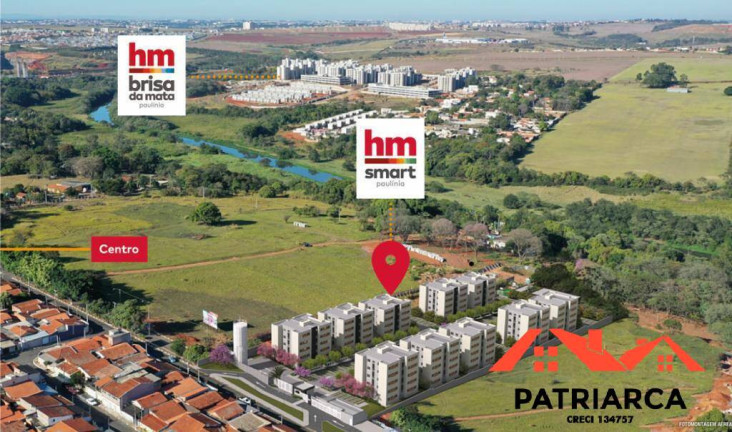 Imagem Apartamento com 2 Quartos à Venda, 43 m² em Dona Edith Campos Fávero - Paulínia