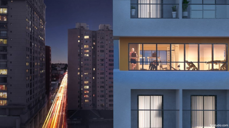 Imagem Apartamento com 1 Quarto à Venda, 24 m² em Centro - Curitiba Imagem Apartamento com 1 Quarto à Venda, 24 m² em Centro - Curitiba