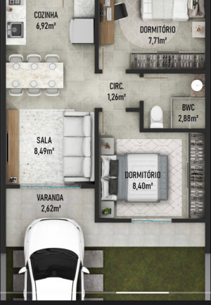 Imagem Casa com 2 Quartos à Venda,  em Itajuba - Barra Velha