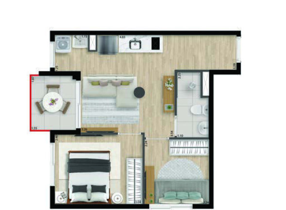 Imagem Apartamento com 2 Quartos à Venda, 32 m² em Perdizes - São Paulo Imagem Apartamento com 2 Quartos à Venda, 32 m² em Perdizes - São Paulo