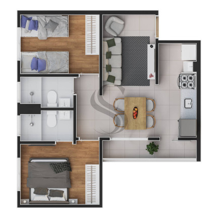 Imagem Apartamento com 2 Quartos à Venda, em Chácaras Reunidas São Jorge - Sorocaba Imagem Apartamento com 2 Quartos à Venda, em Chácaras Reunidas São Jorge - Sorocaba