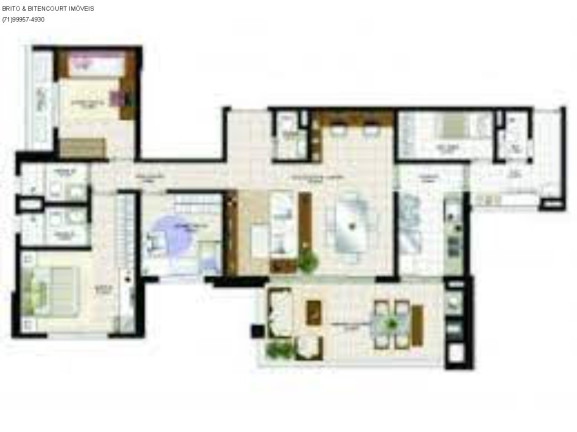 Imagem Imóvel com 3 Quartos à Venda, 130 m² em Patamares - Salvador