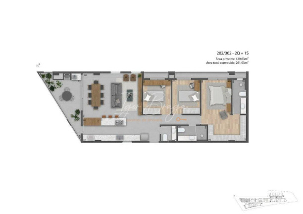 Imagem Apartamento com 3 Quartos à Venda, 262 m² em Mercês - Curitiba Imagem Apartamento com 3 Quartos à Venda, 262 m² em Mercês - Curitiba