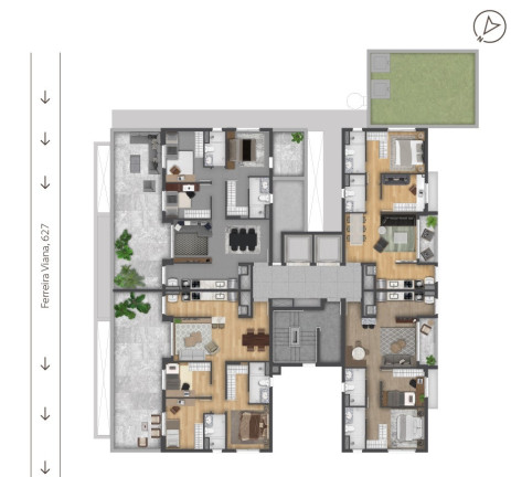 Imagem Apartamento com 2 Quartos à Venda, 64 m² em Petrópolis - Porto Alegre