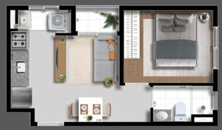 Imagem Apartamento com 1 Quarto à Venda, 26 m² em Barra Funda - São Paulo Imagem Apartamento com 1 Quarto à Venda, 26 m² em Barra Funda - São Paulo