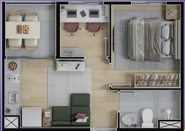 Imagem Apartamento com 2 Quartos à Venda, 29 m² em Vila Das Belezas - São Paulo