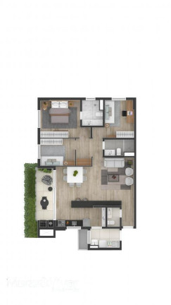 Imagem Apartamento com 3 Quartos à Venda, 107 m² em Centro - Curitiba