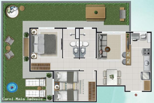 Imagem Imóvel com 2 Quartos à Venda, 42 m² em Mantiqueira - Belo Horizonte