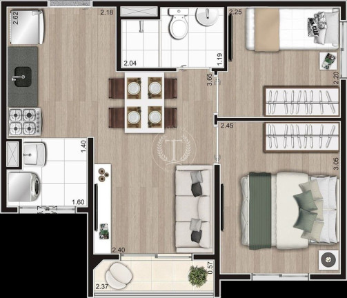 Imagem Apartamento com 2 Quartos à Venda, 37 m² em Vila Moraes - São Paulo