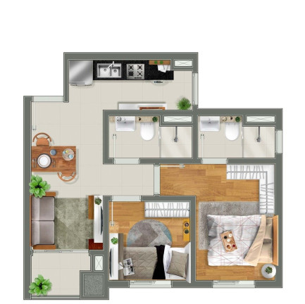 Imagem Apartamento com 2 Quartos à Venda, 52 m² em Vila Matilde - São Paulo