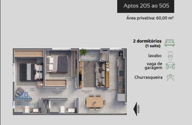 Apartamento com 2 Quartos à Venda, 71 m² em Ingleses Do Rio Vermelho - Florianópolis