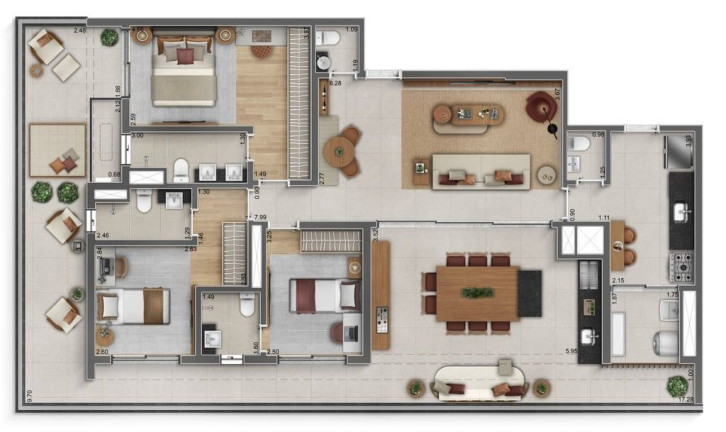 Imagem Apartamento com 3 Quartos à Venda, 122 m² em Perdizes - São Paulo