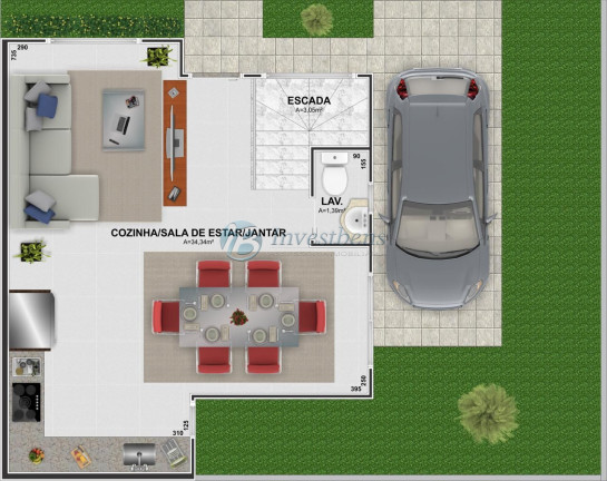 Imagem Casa de Condomínio com 3 Quartos à Venda, 105 m² em Uberaba - Curitiba