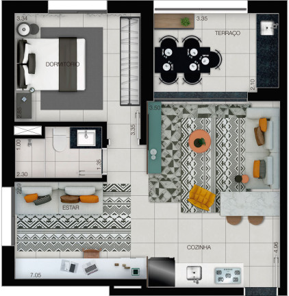 Imagem Apartamento com 1 Quarto à Venda, 35 m² em Tatuapé - São Paulo Imagem Apartamento com 1 Quarto à Venda, 35 m² em Tatuapé - São Paulo