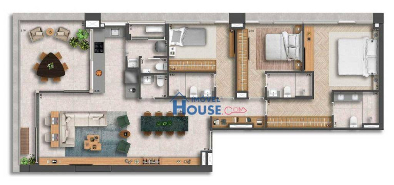Imagem Apartamento com 3 Quartos à Venda, 134 m² em Itaim Bibi - São Paulo Imagem Apartamento com 3 Quartos à Venda, 134 m² em Itaim Bibi - São Paulo