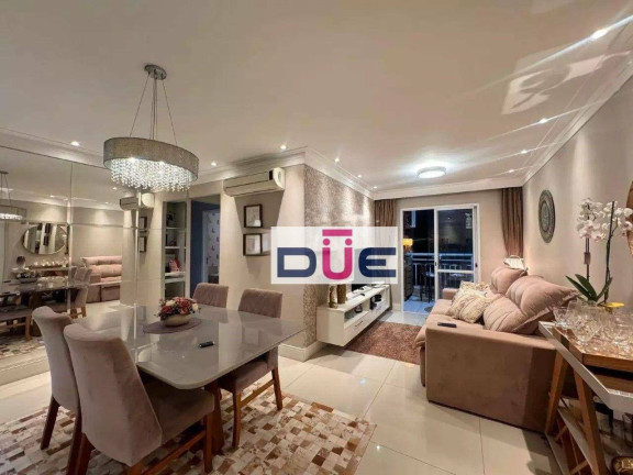 Apartamento com 3 Quartos à Venda, 84 m² em Marapé - Santos
