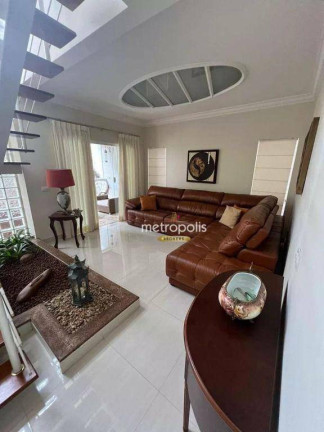 Imagem Sobrado com 4 Quartos à Venda, 208 m² em Vila Scarpelli - Santo André