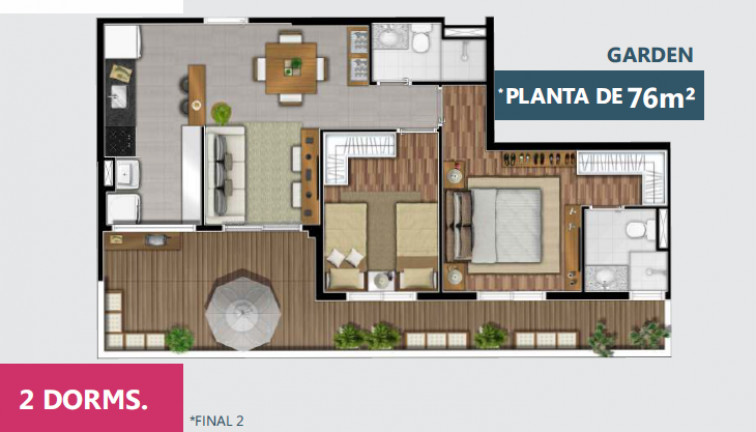 Imagem Apartamento com 2 Quartos à Venda, 60 m² em Parque Viana - Barueri